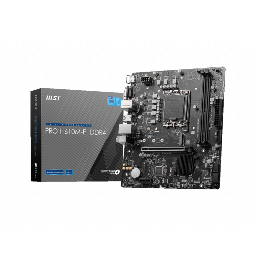 24584-MSI PRO H610M-E DDR4 placa base Intel H610 LGA 1700 micro ATX