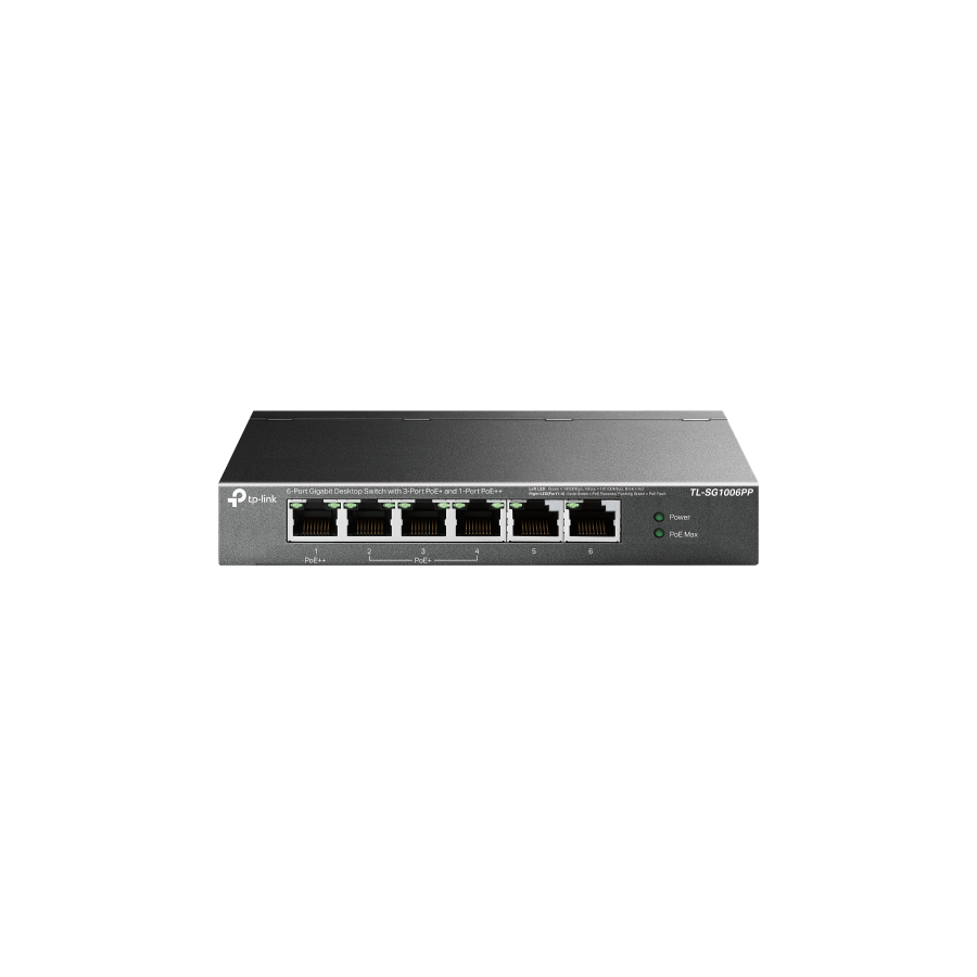 24632-TP-Link TL-SG1006PP switch No administrado Gigabit Ethernet (10/100/1000) Energia sobre Ethernet (PoE) Gris 24632-TP-Link TL-SG1006PP switch No administrado Gigabit Ethernet (10/100/1000) Energia sobre Ethernet (PoE) Gris