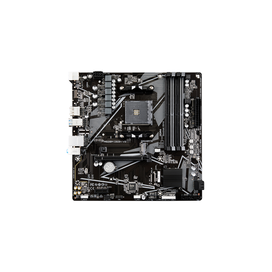 24643-Gigabyte A520M DS3H V2 (rev. 1.0) Zocalo AM4 micro ATX 24643-Gigabyte A520M DS3H V2 (rev. 1.0) Zocalo AM4 micro ATX