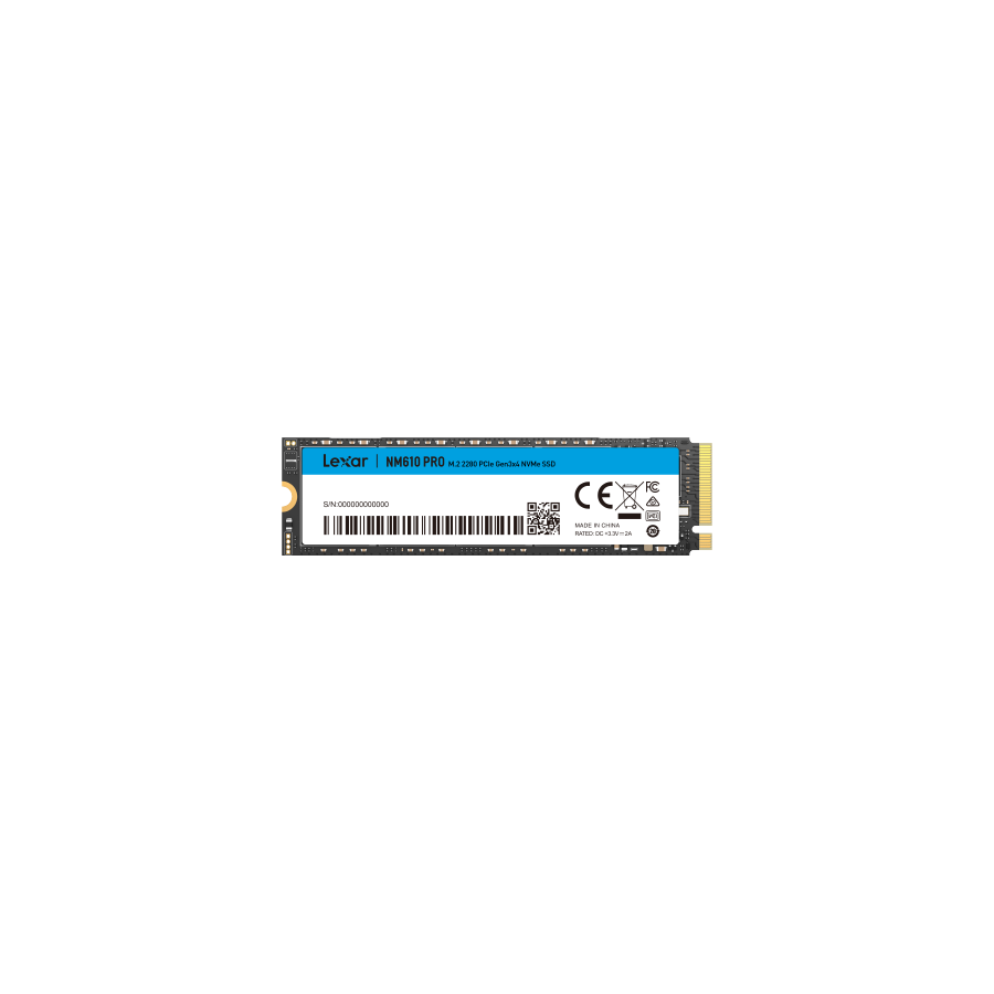 24714-Lexar NM610PRO M.2 1 TB PCI Express 3.0 NVMe 24714-Lexar NM610PRO M.2 1 TB PCI Express 3.0 NVMe