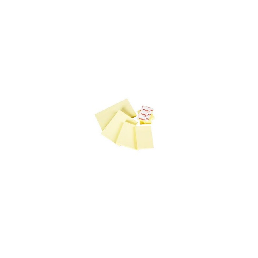 2477-TACO NOTAS ADHESIVAS AMARILLAS 76X127 MM. 100 HOJAS BISMARK 921009