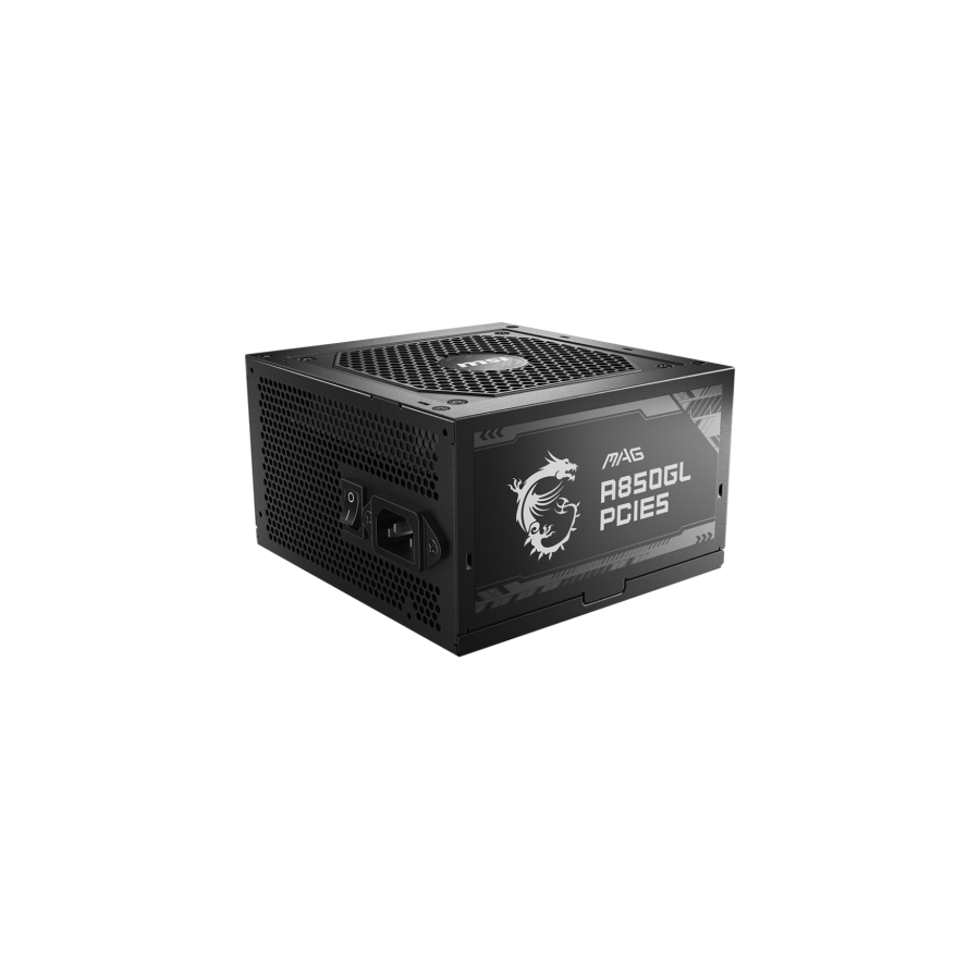 24771-MSI MAG A850GL PCIE5 unidad de fuente de alimentacion 850 W 20+4 pin ATX ATX Negro 24771-MSI MAG A850GL PCIE5 unidad de fuente de alimentacion 850 W 20+4 pin ATX ATX Negro
