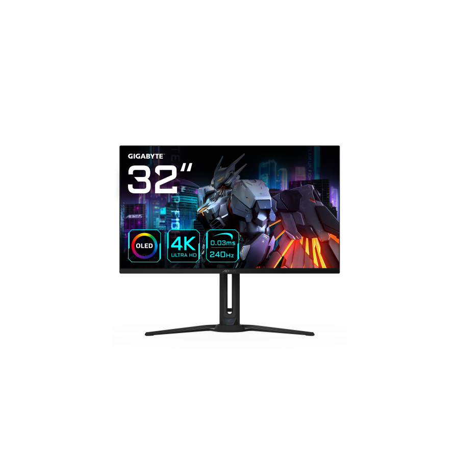 24775-AORUS FO32U2 pantalla para PC 80 cm (31.5") 3840 x 2160 Pixeles 4K Ultra HD OLED Negro 24775-AORUS FO32U2 pantalla para PC 80 cm (31.5") 3840 x 2160 Pixeles 4K Ultra HD OLED Negro