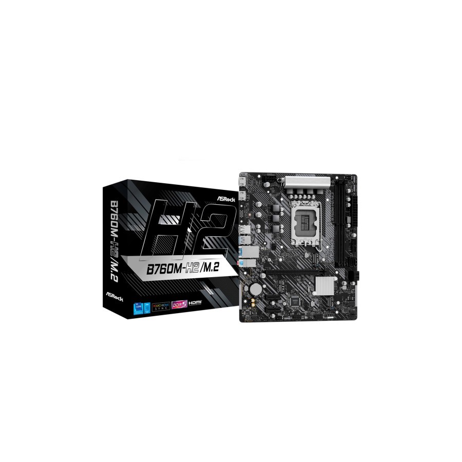 24826-PLACA ASROCK B760M-H2/M.2,INTEL,1700,B760,2DDR5,96GB,HDMI+DP,4SATA+2M.2,5USB 3.2+1USB-C,GBLAN,MATX 24826-PLACA ASROCK B760M-H2/M.2,INTEL,1700,B760,2DDR5,96GB,HDMI+DP,4SATA+2M.2,5USB 3.2+1USB-C,GBLAN,MATX