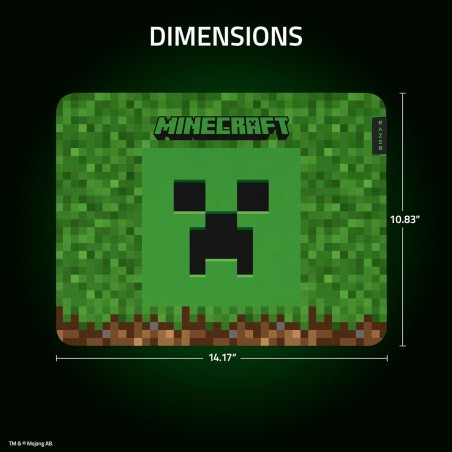 24975-ALFOMBRILLA RAZER GIGANTUS V2 MEDIUM MINECRAFT EDIT. (RZ02-03333800-R3M1)