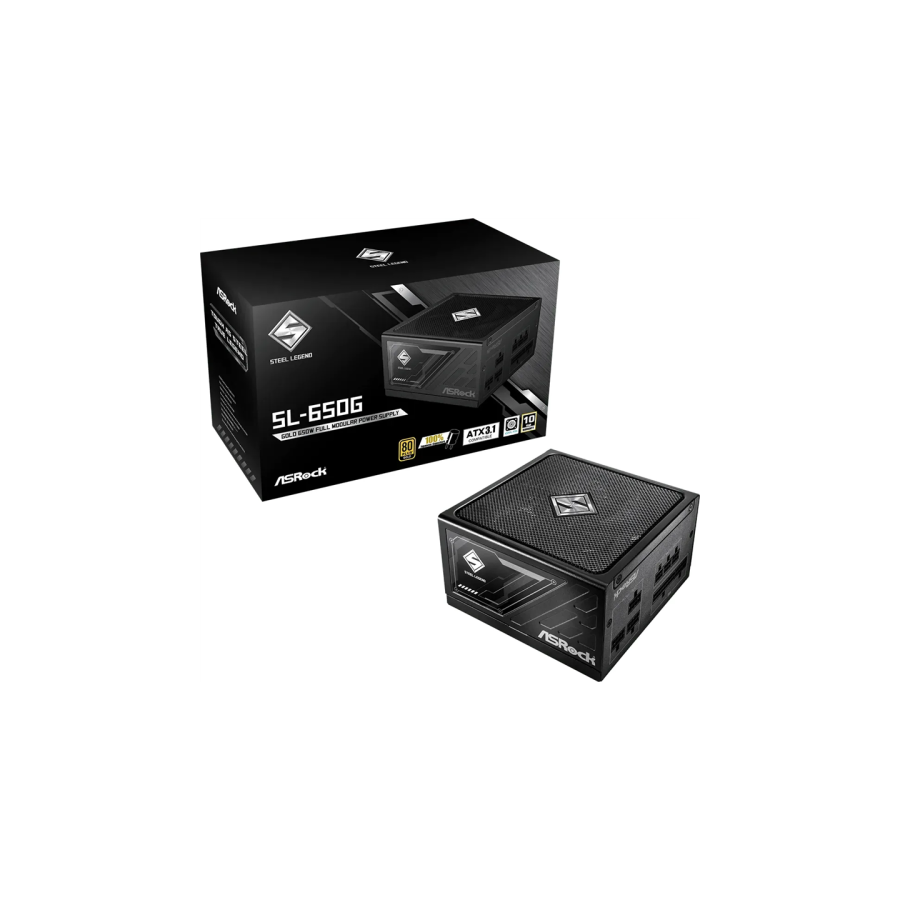 24996-FUENTE ALIMENTACION ASROCK SL-650G,PSU,650W,80 PLUS GOLD,135MM,MODULAR,PCI-E 5.1 (12+4pin)x1,PCI-E (6+2 pin)x3,SAT 24996-FUENTE ALIMENTACION ASROCK SL-650G,PSU,650W,80 PLUS GOLD,135MM,MODULAR,PCI-E 5.1 (12+4pin)x1,PCI-E (6+2 pin)x3,SAT
