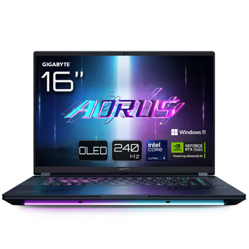 25008-GIGABYTE AORUS MASTER 16 BZH Portatil Gaming - 16,0", 240Hz OLED, Intel Core 275HX, NVIDIA RTX 5090 GPU, 32GB DDR5