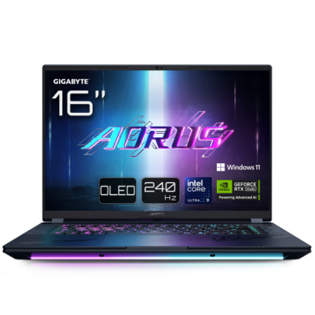 25008-GIGABYTE AORUS MASTER 16 BZH Portatil Gaming - 16,0", 240Hz OLED, Intel Core 275HX, NVIDIA RTX 5090 GPU, 32GB DDR5