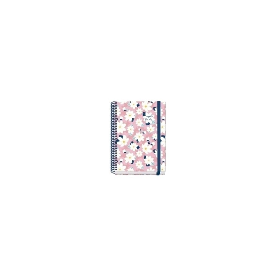 25021-AGENDA ESCOLAR 2025-2026 TAMANO A5 TAPA CARTON FORRADO DIA PAGINA PRIME CAMOMILLE DOHE 52043