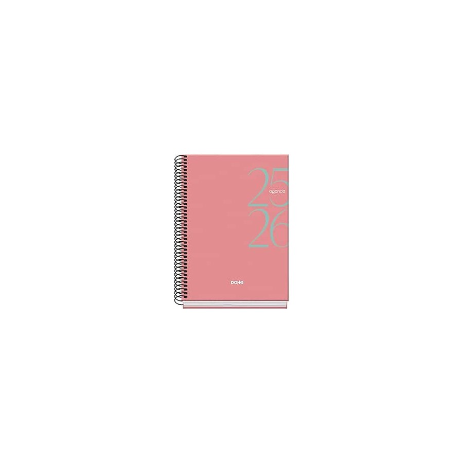 25036-AGENDA ESCOLAR 2025-2026 TAMANO A5 TAPA CARTON FORRADO SEMANA VISTA MODELO SYSTEM BASIC ROSA DOHE 52057 25036-AGENDA ESCOLAR 2025-2026 TAMANO A5 TAPA CARTON FORRADO SEMANA VISTA MODELO SYSTEM BASIC ROSA DOHE 52057