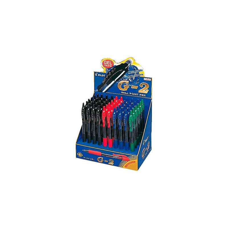 251-EXPOSITOR 60 BOLIGRAFOS G-2 PILOT BL-G2-7-60DPK 251-EXPOSITOR 60 BOLIGRAFOS G-2 PILOT BL-G2-7-60DPK