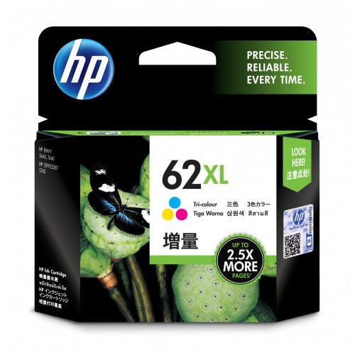 25189-HP 62XL CARTUCHO DE TINTA HP62XL TRICOLOR (C2P07AE)