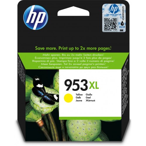 25198-HP 953XL CARTUCHO DE TINTA HP953XL AMARILLO (F6U18AE)