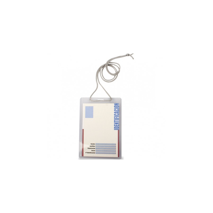 25261-CAJA 50 FUNDAS IDENTIFICACION PVC NATURAL 93X132MM CON CORDON IBERPLAS 1077G50 25261-CAJA 50 FUNDAS IDENTIFICACION PVC NATURAL 93X132MM CON CORDON IBERPLAS 1077G50