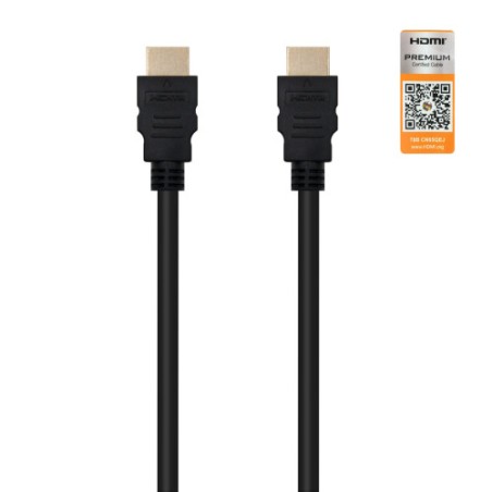 25273-Nanocable HDMI V2.0, 3m cable HDMI HDMI tipo A (Estandar) Negro