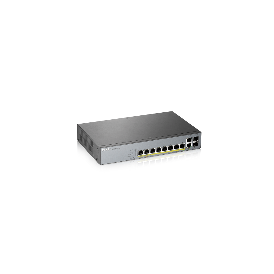 25413-Zyxel GS1350-12HP-EU0101F switch Gestionado L2 Gigabit Ethernet (10/100/1000) Energia sobre Ethernet (PoE) Gris 25413-Zyxel GS1350-12HP-EU0101F switch Gestionado L2 Gigabit Ethernet (10/100/1000) Energia sobre Ethernet (PoE) Gris