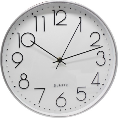 2542-RELOJ DE OFICINA COLOR BLANCO 30 CM.329868