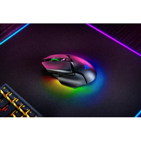 25483-Razer Basilisk V3 Pro raton mano derecha RF Wireless + Bluetooth + USB Type-C Optico 30000 DPI
