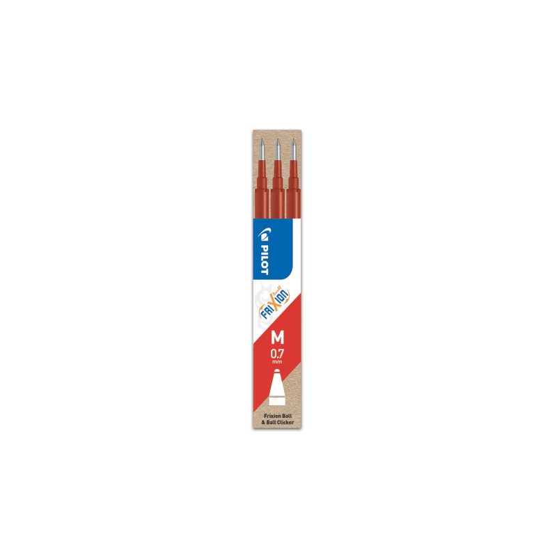 255-PACK 3 RECAMBIOS FRIXION ROJO PILOT BLS-FR7-R-S3 255-PACK 3 RECAMBIOS FRIXION ROJO PILOT BLS-FR7-R-S3