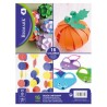 2551-BLOCK 16 CARTULINAS COLORES FORMATO 24X32 CM BISMARK 327732