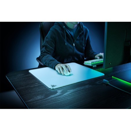 25543-Razer Atlas Alfombrilla de raton para juegos Blanco