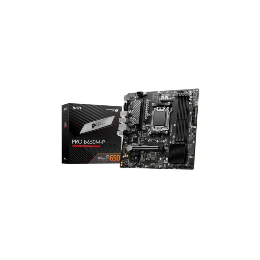 25582-PLACA MSI PRO B650M-P,AMD,AM5,B650,4DDR5,192GB,VGA+HDMI+DP,4SATA3+2M.2,2.5GBE,7USB3.2,MATX 25582-PLACA MSI PRO B650M-P,AMD,AM5,B650,4DDR5,192GB,VGA+HDMI+DP,4SATA3+2M.2,2.5GBE,7USB3.2,MATX
