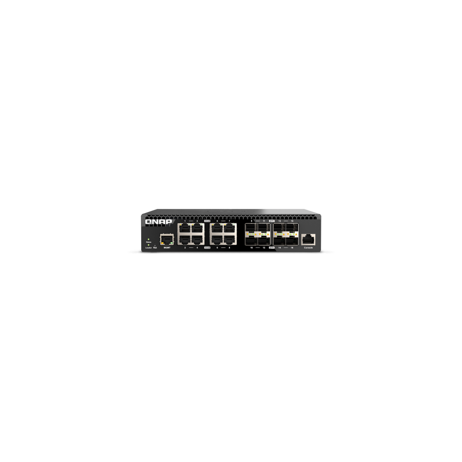 25614-QNAP QSW-M3216R-8S8T switch Gestionado L2/L3 10G Ethernet (100/1000/10000) 1U Negro 25614-QNAP QSW-M3216R-8S8T switch Gestionado L2/L3 10G Ethernet (100/1000/10000) 1U Negro