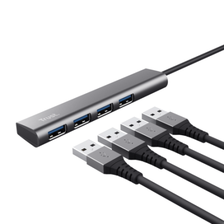 25655-TRUST HALYX 4-PORT USB HUB