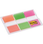 25672-BLISTER DISPENSADOR 60 MARCADORES INDEX 25,4X43,2MM NARANJA/ROSA/VERDE 680-ROYN POST-IT 7100102571