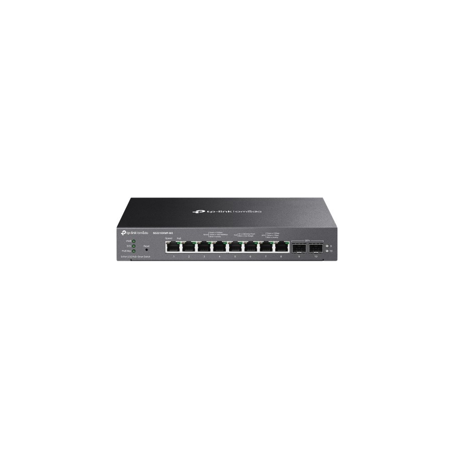 25754-TP-Link Omada SG2210XMP-M2 switch Gestionado L2/L2+ 2.5G Ethernet (100/1000/2500) Energia sobre Ethernet (PoE) Neg 25754-TP-Link Omada SG2210XMP-M2 switch Gestionado L2/L2+ 2.5G Ethernet (100/1000/2500) Energia sobre Ethernet (PoE) Neg
