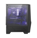 25776-CAJA MSI MAG FORGE 100M,3x2.5"+2x3.5",3x120MM (RGB) +1x120MM,2xUSB3.2+AUDIO+MICRO,MID-TOWER,NEGRA