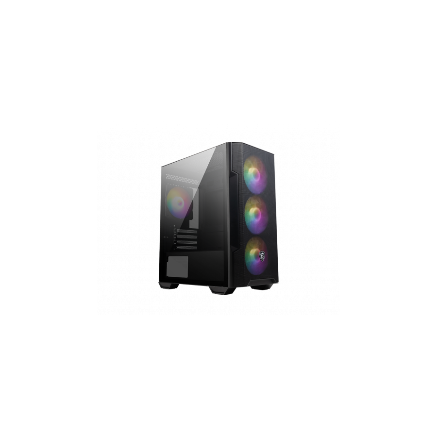 25784-MSI MAG FORGE M100R carcasa de ordenador Midi Tower Negro, Transparente 25784-MSI MAG FORGE M100R carcasa de ordenador Midi Tower Negro, Transparente
