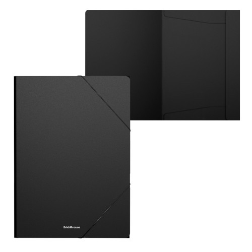 25790-CARPETA CON GOMAS ELASTICAS MATT CLASSIC, A4, NEGRO ERICH KRAUSE 59228