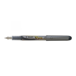 258-PLUMA DESECHABLE VPEN SILVER NEGRO PILOT SVP-4M-B