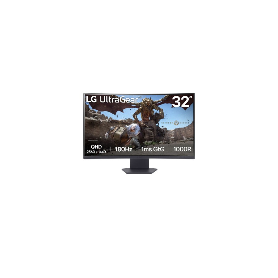 25822-LG 32GS60QC-B pantalla para PC 80 cm (31.5") 2560 x 1440 Pixeles Quad HD LCD Negro