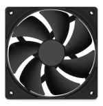 25827-NZXT RF-P12SF-B2 sistema de refrigeracion para ordenador Carcasa del ordenador Ventilador Negro 1 pieza(s)