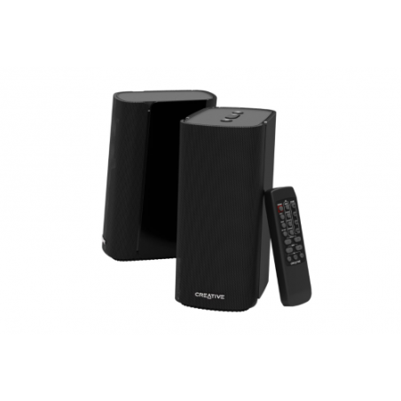 2593-Creative Labs T100 Rango completo 20 W Negro Inalambrico y alambrico