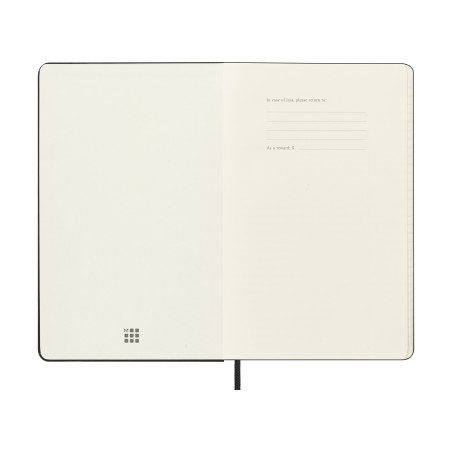 26134-AGENDA 18M 2025-2026 SEMANAL L (13 X 21 CM) NEGRA TAPA DURA MOLESKINE DHB18WN3Y26