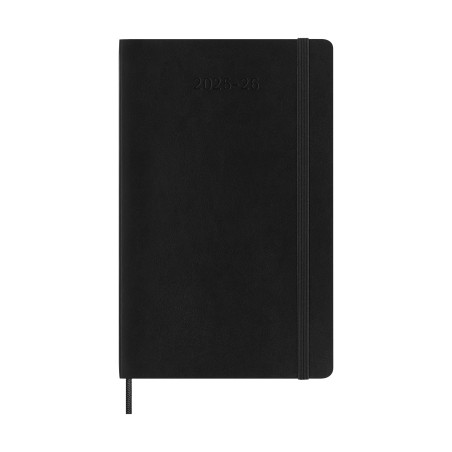 26136-AGENDA 18M 2025-2026 SEMANAL L (13 X 21 CM) NEGRA TAPA BLANDA MOLESKINE DSB18WN3Y26