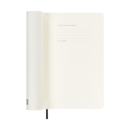26137-AGENDA 18M 2025-2026 SEMANAL L (13 X 21 CM) NEGRA TAPA BLANDA MOLESKINE DSB18WN3Y26