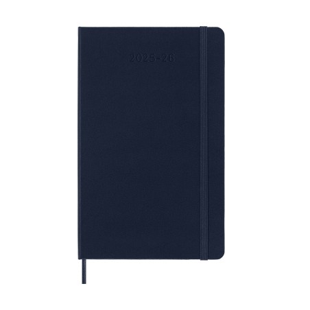 26142-AGENDA 18M 2025-2026 SEMANAL L (13 X 21 CM) AZUL ZAFIRO TAPA DURA MOLESKINE DHB2018WN3Y26