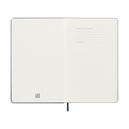 26143-AGENDA 18M 2025-2026 SEMANAL L (13 X 21 CM) AZUL ZAFIRO TAPA DURA MOLESKINE DHB2018WN3Y26