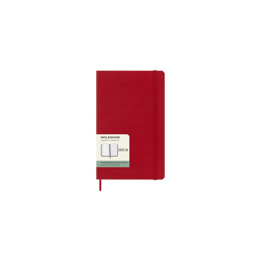 26147-AGENDA 18M 2025-2026 SEMANAL L (13 X 21 CM) ROJO TAPA DURA MOLESKINE DHF218WN3Y26 26147-AGENDA 18M 2025-2026 SEMANAL L (13 X 21 CM) ROJO TAPA DURA MOLESKINE DHF218WN3Y26
