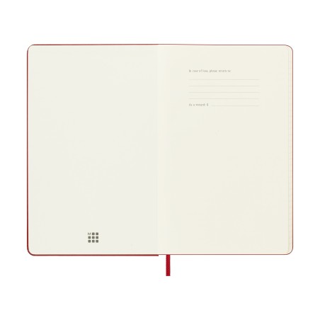 26149-AGENDA 18M 2025-2026 SEMANAL L (13 X 21 CM) ROJO TAPA DURA MOLESKINE DHF218WN3Y26