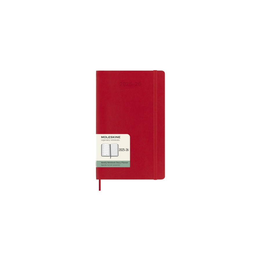 26150-AGENDA 18M 2025-2026 SEMANAL L (13 X 21 CM) ROJO TAPA BLANDA MOLESKINE DSF218WN3Y26 26150-AGENDA 18M 2025-2026 SEMANAL L (13 X 21 CM) ROJO TAPA BLANDA MOLESKINE DSF218WN3Y26