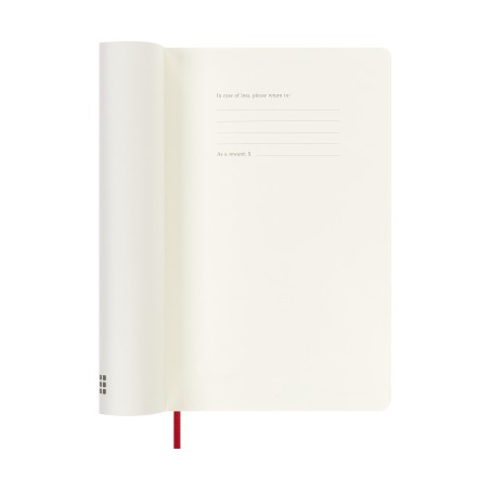 26152-AGENDA 18M 2025-2026 SEMANAL L (13 X 21 CM) ROJO TAPA BLANDA MOLESKINE DSF218WN3Y26