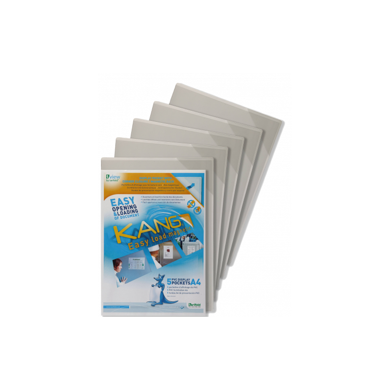 2618-PACK DE 5 FUNDA MAGNETICA KANG EASY LOAD A4 TARIFOLD 194690 2618-PACK DE 5 FUNDA MAGNETICA KANG EASY LOAD A4 TARIFOLD 194690