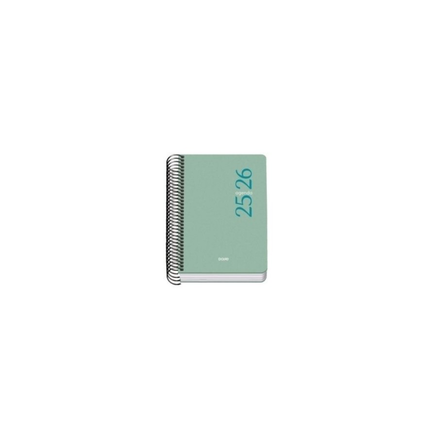 26190-AGENDA ESCOLAR 2025-2026 TAMANO A6 TAPA CARTON FORRADO DIA PAGINA MODELO ESENCIAL BASIC VERDE DOHE 52078 26190-AGENDA ESCOLAR 2025-2026 TAMANO A6 TAPA CARTON FORRADO DIA PAGINA MODELO ESENCIAL BASIC VERDE DOHE 52078