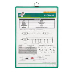 2628-PACK DE 5 FUNDAS A4 COLGANTES CON ANILLA COLOR SURTIDO TARIFOLD 154509