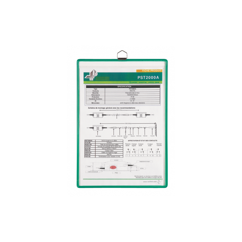2628-PACK DE 5 FUNDAS A4 COLGANTES CON ANILLA COLOR SURTIDO TARIFOLD 154509
